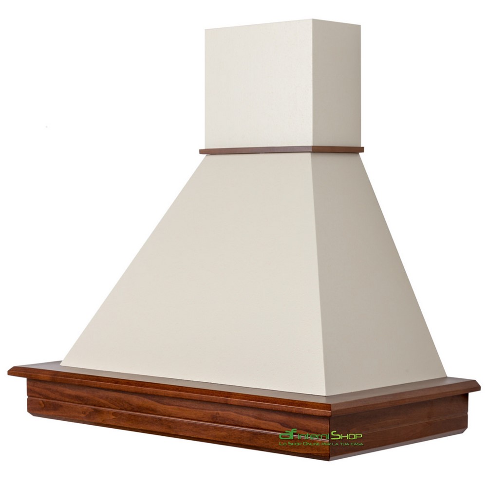 Cappa classica STOCK 90 noce classico cono panna motore Faber